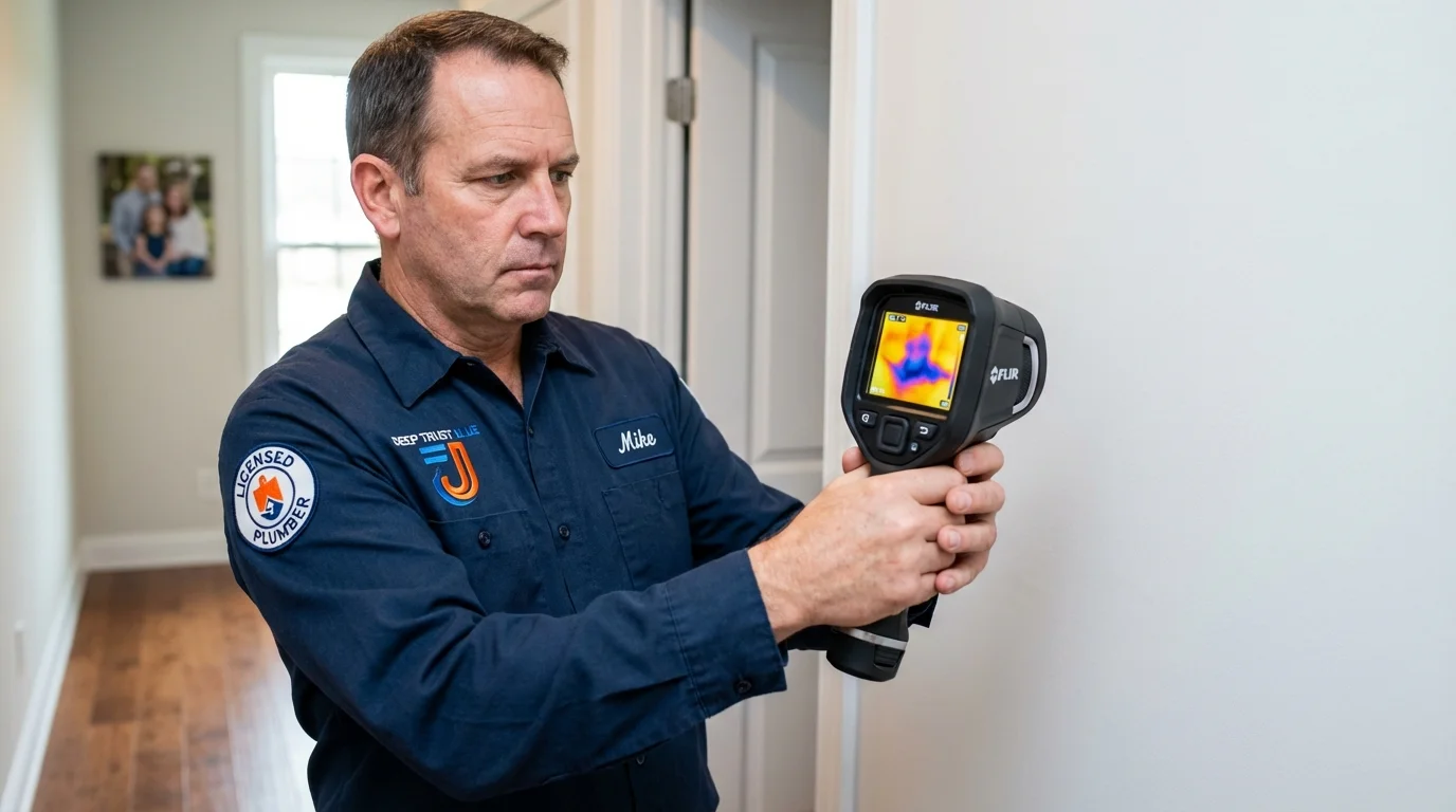Thermal imaging leak detection by Johns Plumbing LLC in Neosho